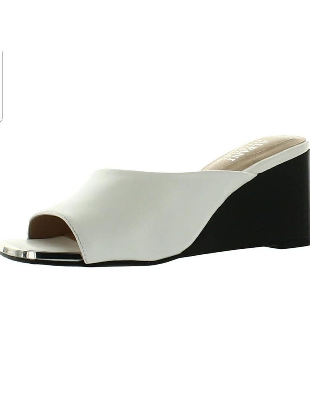 🆕️Alfani Womens Laurita Metallic Trim Wedge Sandals. C2-42b - Picture 5 of 5